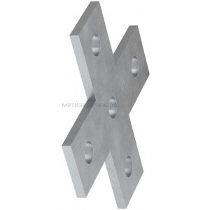 Пластина соединительная Fischer FFF 5C 553075, горячеоцинкованная сталь