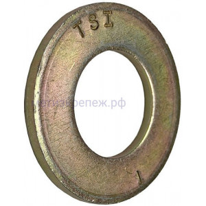 Шайба плоская дюймовая 1/4" SAE, желтый цинк