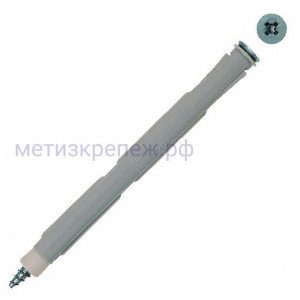 Нейлоновый рамный дюбель Fischer F-S с потайной головкой и крестообразным шлицем