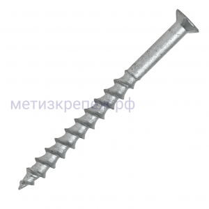 Шуруп 8х130 KBRM Sormat с потайной головкой 9640075146, оцинкованная сталь