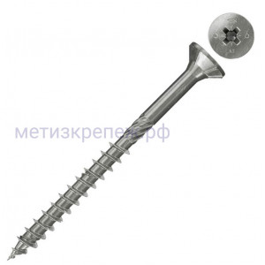 Саморез потай 4х35 мм Fischer FPF-SZ А2P 657463, неполная резьба, нержавеющая сталь А2 (25 шт)