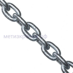 Цепь короткозвенная 6х19 мм, калиброванная, марка А-1 (оцинкованная)