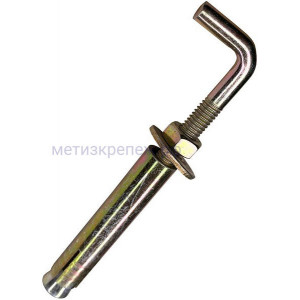 Анкер-болт с Г-образным крюком LHP, WKRET-MET, желтый цинк