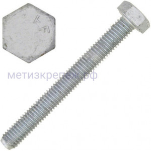 Болт шестигранный М12х40 ISO 4017 (DIN 933), класс прочности 12.9 (flZnncL/480h)