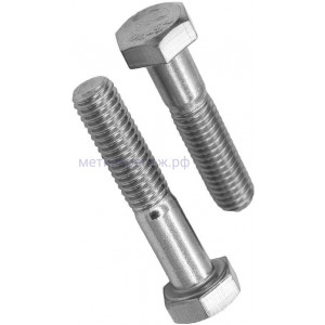 Болт дюймовый 7/16"-14х3" DIN 931 UNC, нержавеющая сталь А2