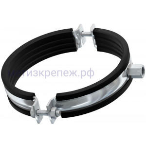 Хомут для тяжелых труб 19-23 мм (1/2") М10/М12 Fischer FRSM 558524, горячеоцинкованная сталь