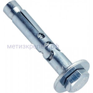 Втулочный анкер-болт 10/35 - 90 мм Fischer FSA S 068524, оцинкованная сталь