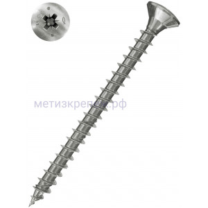 Саморез полупотай 4х50 мм Fischer FPF-LZ A2F 657343, нержавеющая сталь А2 (200 шт)