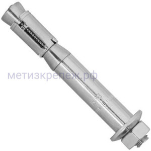 Анкер с гайкой для высоких нагрузок М12-20/80/15 Sormat B 9650280015, оцинкованная сталь