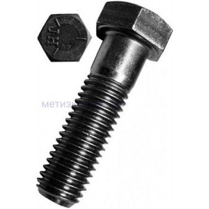 Болт дюймовый с неполной резьбой DIN 931 UNC 1/2-13 х 1 7/8 (47,6 мм), класс прочности 8.8