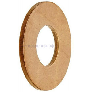 Шайба плоская М10 DIN 125, бронза