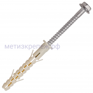 Дюбель фасадный Sormat S-UF 10х200 с шурупом S-FP