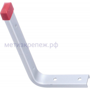 Крюк настенный 160х90 мм Gah Alberts 805500, алюминий