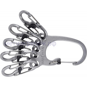 Набор карабинов с блокировкой Nite Ize BigFoot Locker KeyRack KLKBF-11-R6