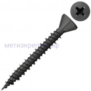 Саморез для ГВЛ 3,9x55 с резьбой HiLo Fischer FSN-TPG 665087, сталь фосфатированная (1000 шт)