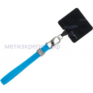 Крепление для телефона с карабином Nite Ize Hitch Phone Anchor + Stretch Strap HPSS-03-R7, синий