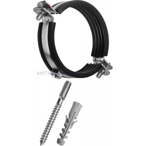 Хомут сантехнический с гайкой, шпилькой и дюбелем Bestfix 1/2" PCSET015