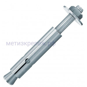 Анкер с подрезкой 18/80 М12/25 Fischer FZA 60721, оцинкованная сталь