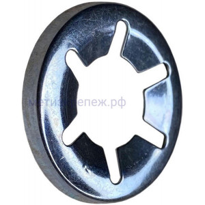 Шайба стопорная Star-Lock 7 мм, оцинкованная сталь