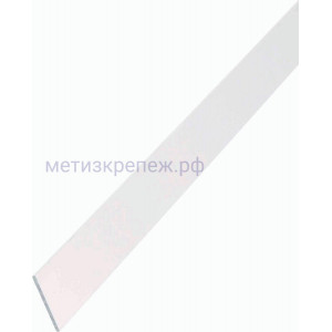 Полоса самоклеящаяся 30х2х1000 Gah Alberts 474201, алюминий белый