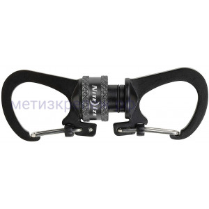 Карабин магнитный Nite Ize SlideLock 360° MSBL-09-R7, серый