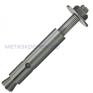 Анкер с подрезкой 18/80 М12/55 Fischer FZA 60767, нержавеющая сталь А4