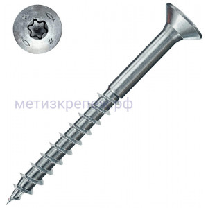 Саморез потай 3,5х40 Fischer FPF II CTP BC 670137, неполная резьба, оцинкованная сталь (1000 шт)
