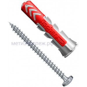 Дюбель 5х25 с шурупом S PH Fischer DUOPOWER K NV 535478, нейлон, 18 шт в блистере