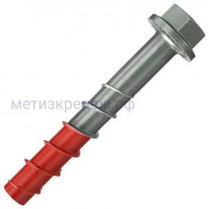 Саморез по бетону 12х130 30/- Fischer FBS II US c шестигранной головкой 543578, нержавеющая сталь А4