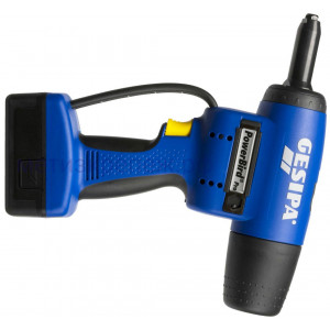 Заклепочник аккумуляторный для вытяжных заклепок Gesipa PowerBird Pro, 2.4 - 8 мм