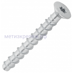 Шуруп по бетону S-CSA CS 6x100/45/60 Sormat с потайной головкой со шлицем TORX 9640071617, оцинкованная сталь