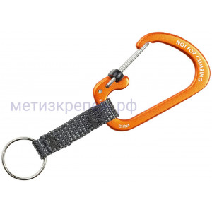 Карабин-брелок Nite Ize SlideLock KeyRing CSLAW3-19-R6, размер 3, оранжевый