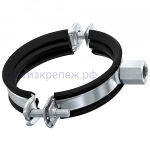 Трубный хомут 111-119 мм 4" М8/М10 Fischer FRS-L 539459