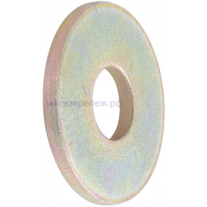 Шайба увеличенная М5 DIN 9021 (ISO 7093-1) 140 HV, жёлтый цинк