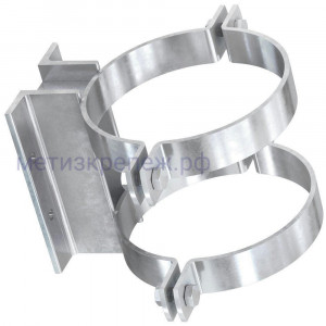 Неподвижная опора для тяжелых трубопроводов Fischer FMPS 2/2, горячеоцинкованная сталь