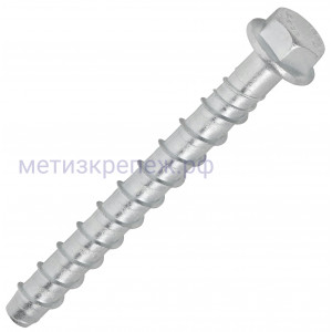 Шуруп по бетону S-CSA HEX 10х140/55/70 Sormat 9640071369, оцинкованная сталь