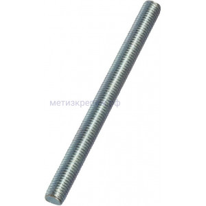 Шпилька резьбовая (штанга) G M12х3000 мм Fischer 064056 DIN 976, класс прочности 4.8, оцинкованная сталь