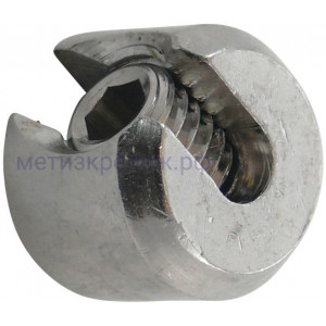 Зажим для троса с установочным винтом 2 мм 814722, нержавеющая сталь А4