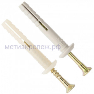 Дюбель-гвоздь 10х100 с потайной головкой TECH-KREP SM-L, оцинкованная сталь