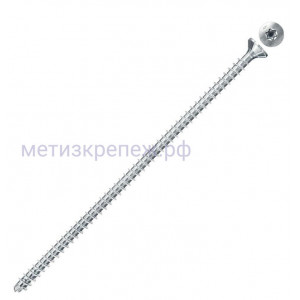 Саморез 8,0х375 мм с потайной головкой и полной резьбой Fischer FPF-ST ZPF 659421, оцинкованная сталь (50 шт)