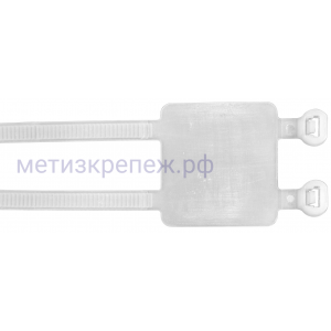 Хомут сдвоенный с маркировочной площадкой