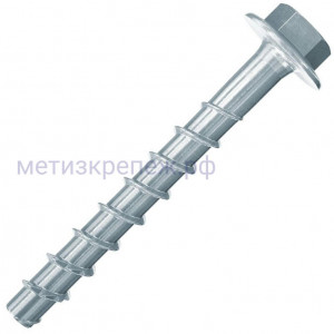 Саморез по бетону 6х80/25 Fischer FBS US 546392, оцинкованная сталь