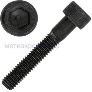 Винт (болт) 1 1/4"-7 х 20 (508 мм) DIN 912 UNC, высокопрочная сталь 12.9