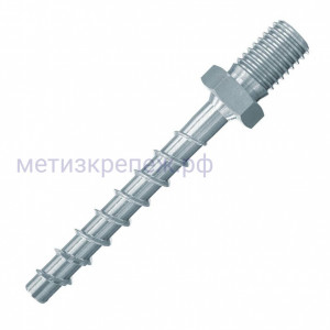 Шуруп по бетону 6x35 M8/M19 с внешней резьбой Fischer FBS II I 546396, оцинкованная сталь