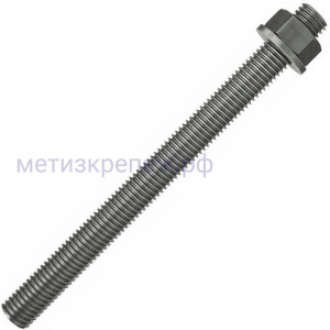 Шпилька резьбовая анкерная метровая G M20х1000 R Fischer 561541, нержавеющая сталь А4