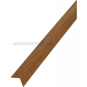 Уголок пластиковый 20х20х1,5х2600 мм Gah Alberts 489991 - вишня