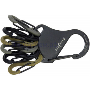 Набор карабинов 72 мм Nite Ize KeyRack KRK-03-01BG, 6 шт, милитари