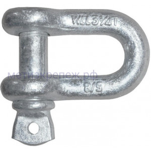 Скоба прямая 19,1 мм г/п 3,25 т G210 (с винтом)