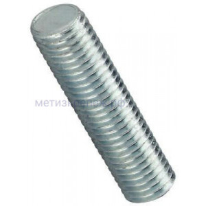 Шпилька резьбовая (штанга) GS 10/100 Fischer 079769 DIN 976, класс прочности 4.6, оцинкованная сталь