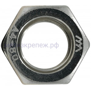 Гайка шестигранная М14 DIN 934, нержавеющая сталь А4-80